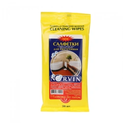 Wet wipes with special impregnation for sanitary ware "Norvin"