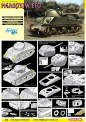 Assembled model Tank M4A3 75(W) ETO