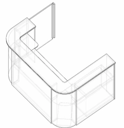 Reception desk RL 05/01