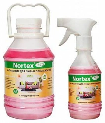 Universal detergent Nortex-Eco with antiseptic bottle 0,9kg
