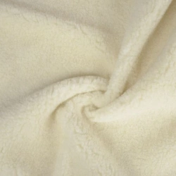 Faux fur on a knitted base made of a mixture of synthetic fibres and marked "Fur ORETEX".