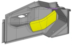 5299-403M-5315230 SB Lower left side cover complete