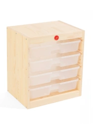 Play shelving unit 520x460 with containers / Igroteca storage system