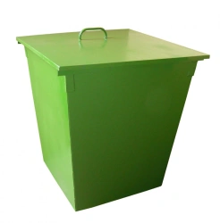 Metal container for municipal solid waste