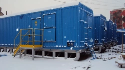 Power station, automated "Peter Bell" container type PB-720-18D-12 on the basis of two diesel units YAMZ AD360S-T40