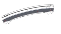 Outer frame reinforcement A9606220835