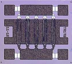 GaN microwave transistor of frequency range up to 6 GHz, SVC0101