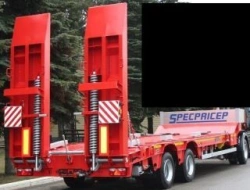 Three-axle trailers, com. nam. 8376L3 (modification 837673) on axles 9321115.00.000 or on axles 9321115.00.000 and 9321125.00.00