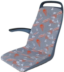 Passenger seat with handrail, right armrest L01R35.6820034