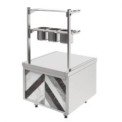 Cutlery dispenser neutral counter RCD10A City, trade mark "Refettorio".