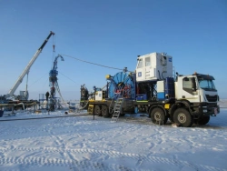 Coiled tubing unit for underground and workover wells UKRS-40C
