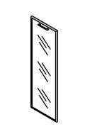 Tall glass door. Set of furniture "Vegas"