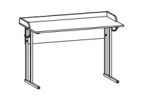 Pupil laboratory table for physics room (Trade mark Alliance-C)
