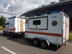 Van trailer, model Istok 3792M4 "Mobile rescue post"