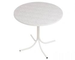 St050.0 SILVER Dining table (Table top - PLASTIC)