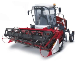 Self-propelled universal mower KSU-1 as a part of self-propelled chassis for harvesting machines and roller conveyor mower KVT 7