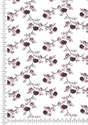 Mixed melange knitted fabric (XL-46%, PE-46%, PU-8%), lastic 1+1