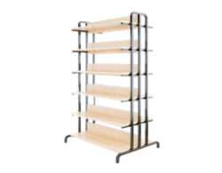 Double-sided library shelving unit ATT-860
