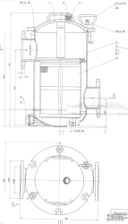 Intake water flanged non-ferrous alloy filter DN 100, PN 0,4 MPa ITSHL.061144.004-01(427-03.109-2)