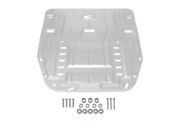 Crankcase + Transmission Protection + Fastening Kit, RIVAL, Aluminium, KIA K5 2020-, V - 2.0; 2.5/Hyundai Sonata (DN8) 2019-, V