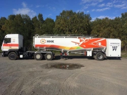 Airfield fuel tankers TZA-45 on chassis MAZ-6430C9; KAMAZ-65116-32; KAMAZ-65116-37