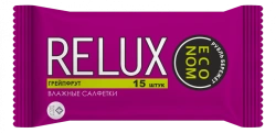 RELUX Refreshing Moist Wipes, grapefruit 1/15/48