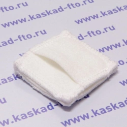 Rectangular hydrophilic cotton section