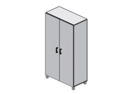 Wooden built-in cupboard