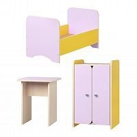 Set of doll's furniture: Doll's bed