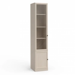 "Camilla" FSJ-02.T8L, 1-door cupboard, 1-door panel, panel shelves from the set of modular furniture "Camilla".