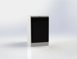 Stationary cabinet for workbench PSK-SD with door including ESD