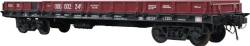 Universal platform model 13-9744-03 for transporting large-tonnage containers, timber, wheeled and tracked vehicles.