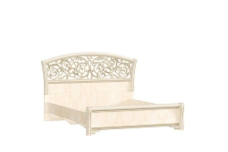 Alexandria LD 625180.000 Bed 1600 PPU (Leather Lento/Rustica)