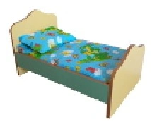 Shaped children's play cot Art.S.05.09