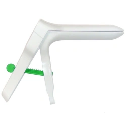Gynaecological gynaecological polymer sterile mirror according to Cusco type D, size L, white
