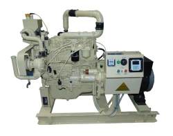 DG40-2A-230 and its completions. Ship diesel generator complying with the requirements of the Russian River Register.