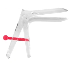 Gynaecological gynaecological polymer sterile mirror according to Cusco type D, size S, transparent
