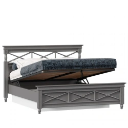 Amelie LD.642790.000 Bed 1600 with lifting mechanism (Onyx Grey)