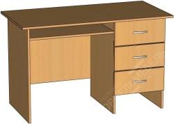 Single desk with drawers STOU1
