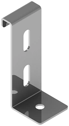 Staple SKK 000, with overall dimensions from 40x50 mm to 40x200 mm, metal thickness 2,0 mm, stainless steel grade AISI 316L.