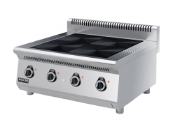 Electric cooker PE47N-02 (table-top, completely made of stainless steel, with air duct)