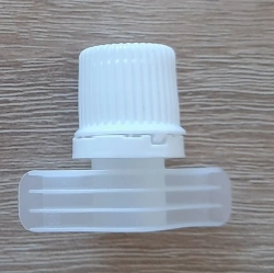 Polymer screw caps according to TU 22.22.19-023-54287340-2023: cap dispenser for doy-pak type packaging