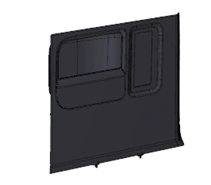 GARNITURE LAT D COFFRE AR/ Right boot side trim 96833541ZD