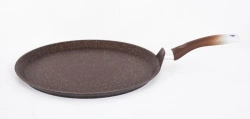 Cast aluminium pita pan 350mm (with non-stick coating) TM Kukmara, with Bakelite handle, "Marble" line