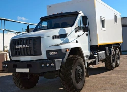 Laboratory truck (GPA, AIS, LCST, KS, PCS, LVOLS, LIOC, ECHO, LKKS, I&C) model 574044 on URAL-55571 chassis.