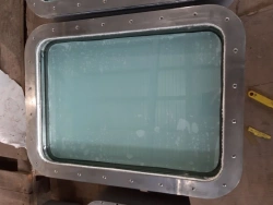 Rectangular shipboard portholes