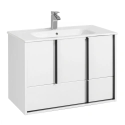 Cabinet under sink Aquaton Riviera 80 white matt 1A239001RVX201.A239.0.01R.VX2.0