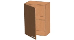 One-door hinged cupboard with shelf. Model: ??-1