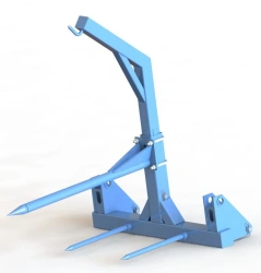 Replacement working tools for the universal agricultural loader PKU-0,8: bale loading device