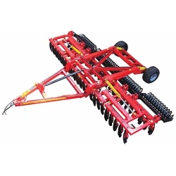 Double row disc harrow mounted on elastomers Badger BDM series model BELN-2,1x2